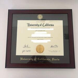 UC Davis Diploma Frame